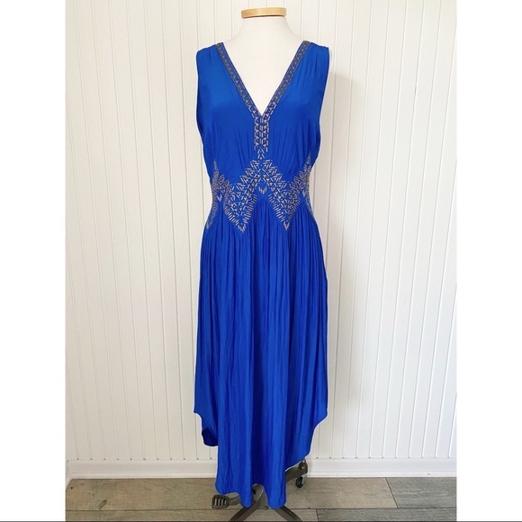 Ramy Brook Blue Embellished Dress - Picture 2 of 16